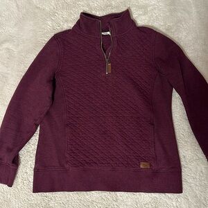 L.L. Bean Women's Quilted Quarter-Zip Pullover